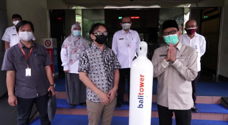 Pemkot Depok Dapat Bantuan 20 Tabung Oksigen Dari Bali Tower