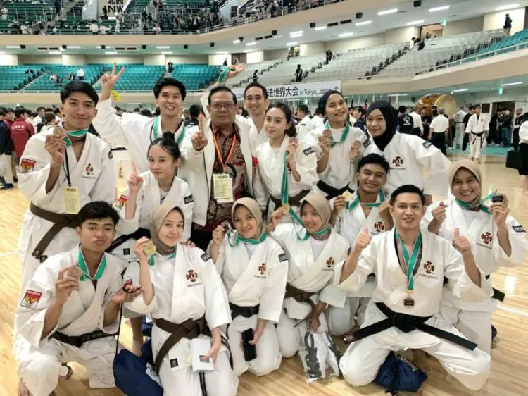 Indonesia Peringkat Dua Kejuaraan Dunia Kempo di Tokyo 2023