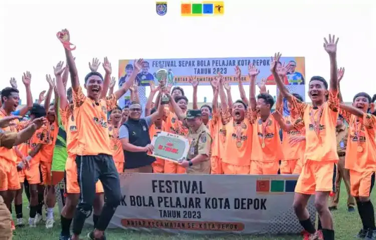 Kecamatan Cipayung Juara Festival Sepak Bola Pelajar Depok 2023