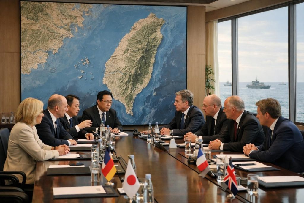 g7 menyerukan penurunan ketegangan di selat taiwan melalui pernyataan resmi, menekankan pentingnya stabilitas dan perdamaian di wilayah tersebut.