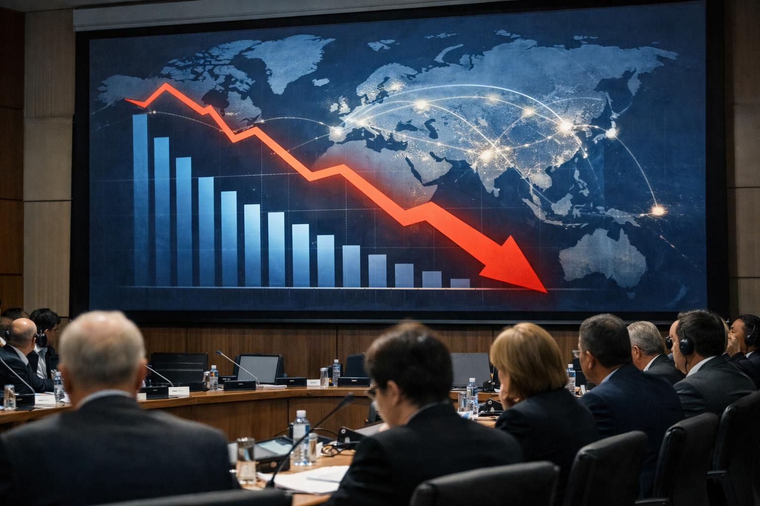 imf memperingatkan risiko fragmentasi ekonomi global yang dapat mengganggu pemulihan dan pertumbuhan dalam laporan prospek terbarunya.