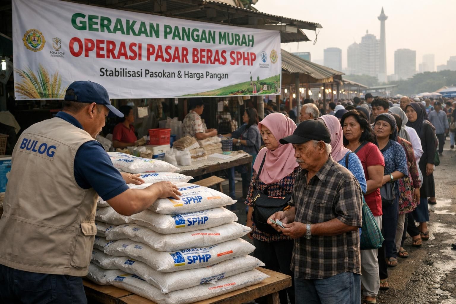 indonesia mengumumkan stabilisasi harga beras setelah beberapa minggu mengalami tekanan, menjamin pasokan dan kestabilan pasar bagi konsumen.