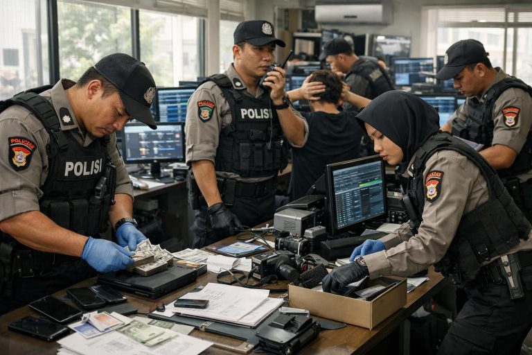 jakarta berhasil membongkar jaringan penipuan daring melalui operasi kepolisian yang intensif, meningkatkan keamanan digital dan melindungi masyarakat dari tindakan penipuan online.