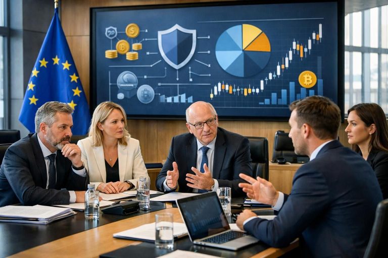 komisi eropa memperjelas aturan mica untuk penyedia layanan kripto, memastikan kepatuhan dan keamanan dalam ekosistem aset digital di uni eropa.