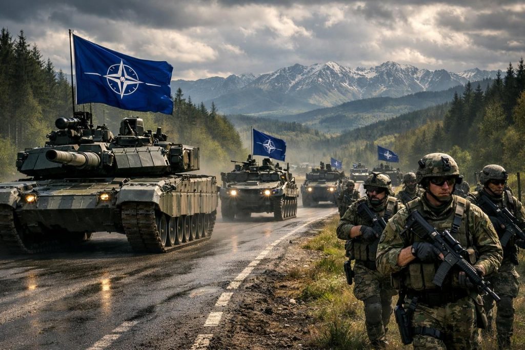 nato mengonfirmasi penguatan kehadiran militernya di eropa timur untuk meningkatkan keamanan dan stabilitas wilayah dari ancaman potensial.