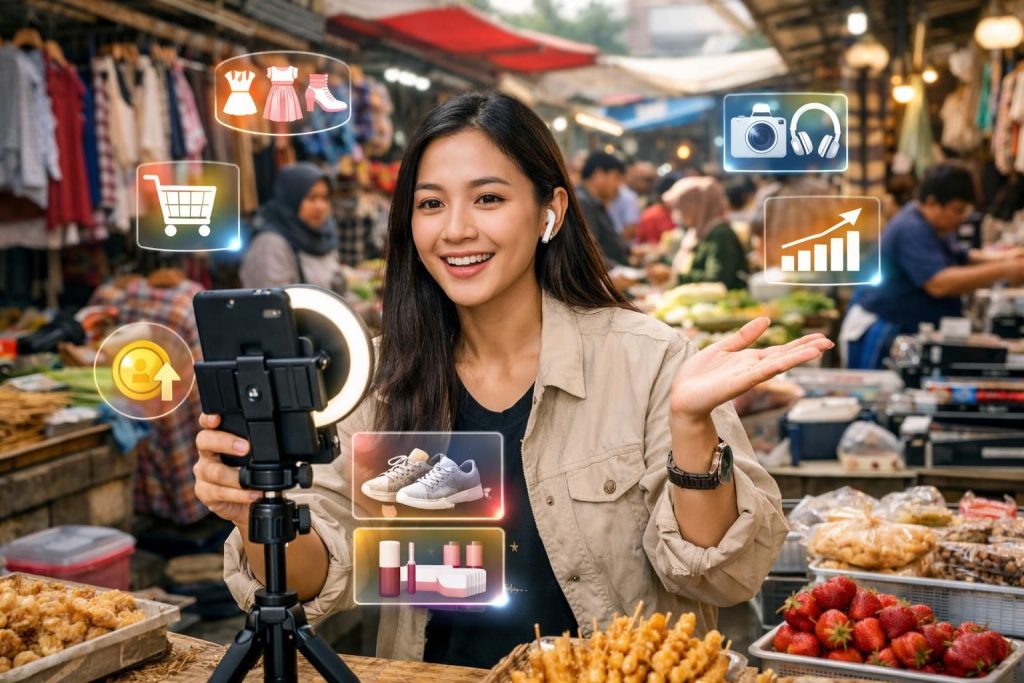 tiktok mengembangkan penawaran iklan terkait live shopping di beberapa pasar untuk meningkatkan pengalaman berbelanja langsung dan memperluas jangkauan bisnis.