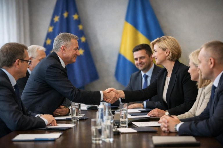 uni eropa telah menyetujui kerangka dukungan baru untuk ukraina, memperkuat kerjasama dan bantuan dalam menghadapi tantangan saat ini.