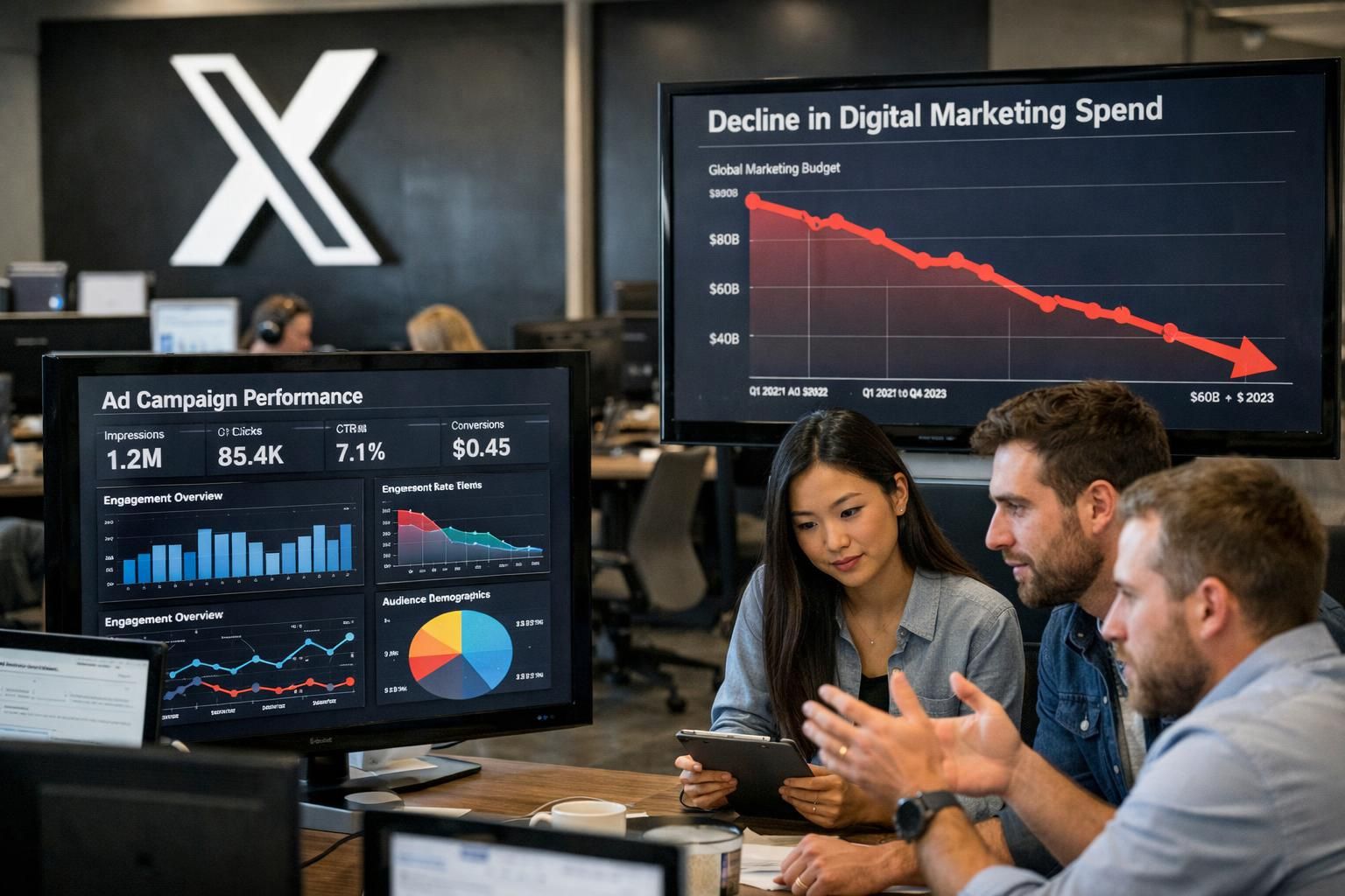 x menyesuaikan strategi penawaran iklan untuk mendukung brand di tengah tren penurunan investasi, memastikan efektivitas dan hasil yang optimal.