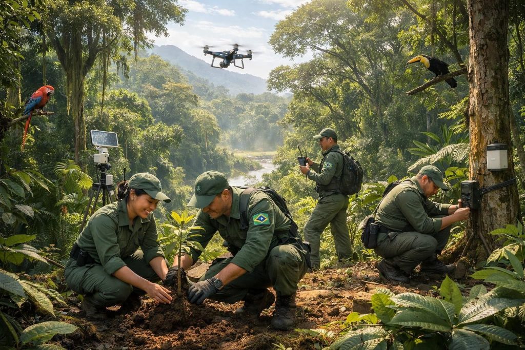 brasil meningkatkan upaya untuk melawan deforestasi di amazon dengan kebijakan baru dan tindakan pelestarian lingkungan guna melindungi hutan hujan yang vital bagi ekosistem global.