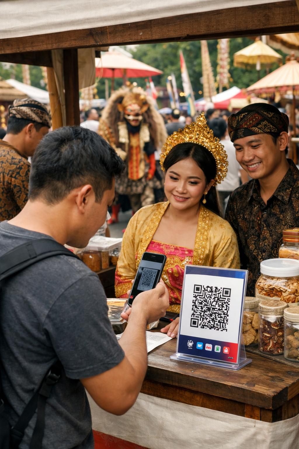 indonesia meluncurkan kampanye nasional untuk mendorong pembayaran digital, meningkatkan kemudahan dan keamanan transaksi elektronik di seluruh negeri.