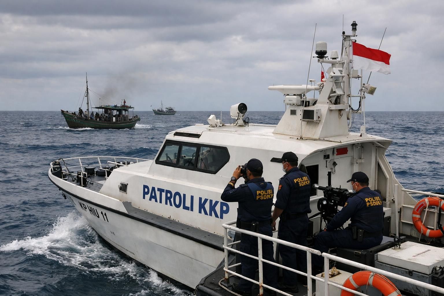 indonesia meningkatkan pengawasan untuk memberantas praktik penangkapan ikan ilegal demi melindungi sumber daya laut dan memastikan keberlanjutan ekosistem perikanan.